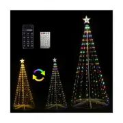 Outdoor APP Control Christmas Tree for Yard 328 LED Cone Tall Star Topped Art...