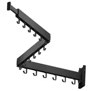 Clothes Drying Rack Wall Mounted,Drying Rack Clothing,Laundry Hooks,Black