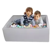 Ball Pit 42.1" x 13.7" Oblong Foam Ball Pits for Kids Toddlers Soft Play Equi...