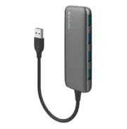 Verbatim USB A 3.0 Hub with 4x USB A 3.0 - Space Grey