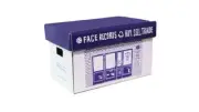 FACE RECORDS STORAGE BOX EP BLUE