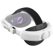Kiwi Design For META Oculus Quest 3/3S Comfort Battery Head Strap White Colour