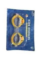 Kids Goggles With Adjustable Strap & Cute Duck Design