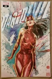 Daredevil #25 2nd Print David Mack Exclusive Variant, Marvel, Elektra