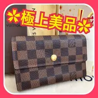 在飛比找蝦皮購物優惠-LOUIS VUITTON 路易威登 錢包 N63067 格