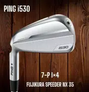 Lefty PING i530 Iron 7 P 4 pcs FUJIKURA SPEEDER NX 35 Left