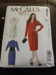 McCalls Pattern M6986 Palmer Pletsch Dresses Sizes 16 18 20 22 24 UNCUT