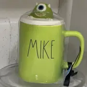 Rae Dunn Coffee Mug Disney Pixar Mike Wazowski Monsters Inc. New with Tags