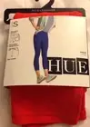 HUE 1 Pair Pique Capris Leggings S U15149 NWT Fiery Red
