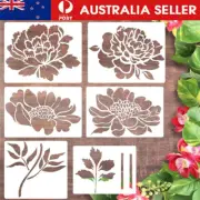 Garden Statue Reusable Fence Large Flower Stencils DIY Decoration