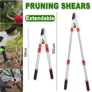 Telescopic Pruning Loppers Bypass Garden Shears Tree Trimmer Branch Cutter Grip