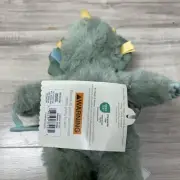 Cloud Island Green Triceratops Plush Dinosaur Soft Interactive Baby Toy Lovey
