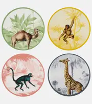 [Les-Ottomans] Les-Ottomans La Menagerie Ottomane set of 4 placemats