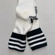 Adidas Climalite Copa Zone Cushion Soccer Socks SMALL Unisex White Black 13C-4Y