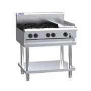 Luus CS-4B3P 4 Burner 300mm Griddle Cooktop - CS-4B3P-LU