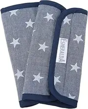 Esmeralda Sacking Pad Baby Carrier Drool Pad Denim Star Navy