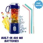 Portable Blender, Vaeqozva USB Rechargeable Smoothie on the Go Blender Cup