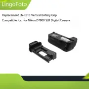 Replacement EN-EL15 Vertical Battery Grip for Nikon D7000 SLR Digital Camera