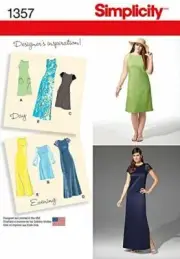 Simplicity Sewing Pattern 1357 Day to Evening Dresses Size 10-18