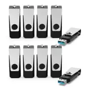 KEXIN USB 3.0 Flash Drive 32GB 10 Pack Thumb Drive 3.0 - Up to 80MB/s Read/Wr...