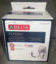 Delta Flynn Brushed Nickel Multi Purpose Towel Double Hook {FLY35-DN}