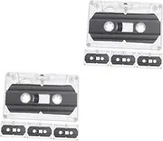 8 Pcs Blank Audio Tape Blank Cassette Tapes Recording Cassettes Empty Cassette Tape Blank Cassette Ornaments Recordable Empty Audio Tapes Audio Cassette Music Cassette Tape Cases