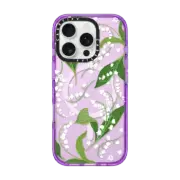 iPhone 16 Pro Impact Case MagSafe Compatible Lily of the Valley