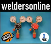 Oxygen & Acetylene Regulators Unimig Complying with Australian Standards