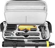 AMAZEAR Carry Bag for Insta360 X4 Case, Compatible with 3 m 9.8 ft Extended Edition Selfie Stick, Portable Waterproof Shoulder Bag for Insta 360 X4 with X3 ONE X2, High-Quality Insta360 X4