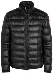 Canada Goose Crofton Quilted Shell Jacket - Black - XL, Men's Designer Shell Jacket, Male XL