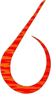 [ロックリンク] Brizm EZ Curly Standard Single Plus 3-Piece Necktie, Curly Tie, Strongest, Strong Wave Gimmick, Self-Made Hook, Spare Sea Bream Lava (Scarlet Gold Zebra)