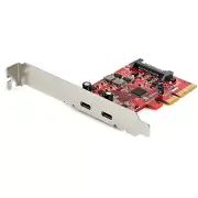 StarTech 2 Port 10Gbps PCIE USB-C Card USB 3.1 Low Profile