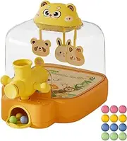 Pinball Machine | Desktop Arcade Game - Funny Reaction Training Toy for Early Learning, Cute Bear Pinball Game Machine for Kids 3+