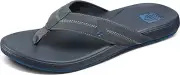 Man Reef Cushion Phantom II Flip Flop Beach Sandal CJ3749 Color Grey/Blue New