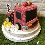 消防車/消防車造型蛋糕/羅伊/客製蛋糕/造型蛋糕/立體蛋糕/車車蛋糕