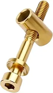 Generic Fixing Screws Bike Rack Bikes Bike Lights Bike Helmet Road Bike Quick Release Lever Grips Handle Scooter Clamp Bike Pedals Post Bike Seat Bike Hooks for Wall Titanium Alloy Golden