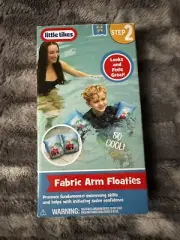 Little Tikes Step 2 Fabric Arm Floaties Blue *New*