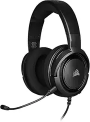 CORSAIR HS35 Stereo Lightweight Multiplatform Wired Gaming Headset – Detachable Uni-Directional Microphone – Neodymium Drivers – PC, PS5, PS4, Xbox, Nintendo Switch, Mobile – Carbon