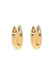 Small Ellipse Earrings One size golden