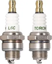PK2 TORCH L6C Spark Plug Replace for NGK BM6A BM6 Spark Plug, for CHAMPION CJ8 RCJ8 TJ8J Spark Plug, for DENSO W20M-U W20M-US Spark Plug, for BOSCH WK175T1 WS6E WS7E WS8E 0241240600 Spark Plug, OEM