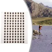 100 Pack Fishing Lure Eyes Stickers – 3D Mold with Self-Adhesive Backing