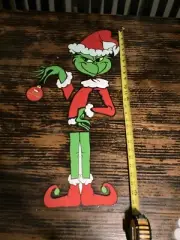 NEW GRINCH Grinchmas Tree Topper Decor - Looks Like He is Hiding in Tree
