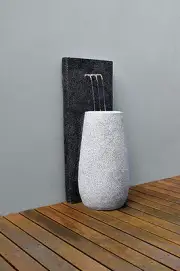 Designer Rock Wall Stone Vase Indoor Outdoor Water Feature Fountain Kit & Pump