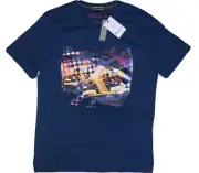 Robert Graham Racing Formula 1 Indy Car Blue Men’s T-Shirt Size M $98 NWT
