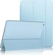 PU Case for iPad 9 Case & iPad 8 Case & iPad 7 Case 10.2 inch, PU Laser Switch Type Tri-Fold Bracket Magnet Automatic Sleep&Wake, Full Body Protection Dust-Proof Shockproof Anti-Scratch