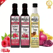De La Rosa Organic Vinegar Variety Pack - Raspberry, Pomegranate, White Balsamic