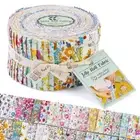 2.5" Pre Cut Jelly Roll Quilt Quilting Strips, 45pcs Cotton Fabric Poor Quality