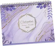 KOMBIUDA 2025 Calendar Flip Desktop Planner Yearly Task Planner Snake Year Agenda