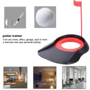Putting Cup Hole Putter Practice Trainer Aid Flag 1Set For In/Outdoor CH