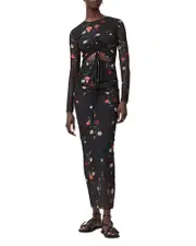 Allsaints Kathy Mesh Dress